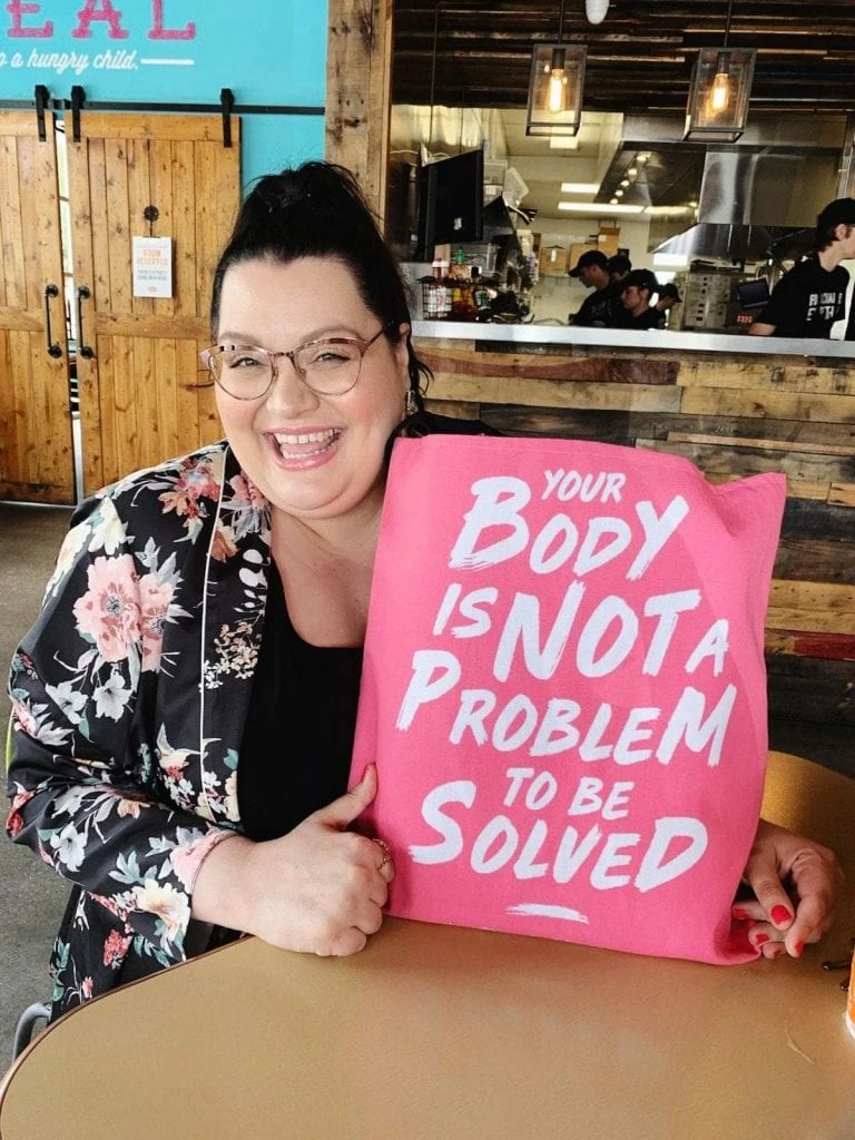 Your  Body Is Not A Problem To Be Solved Tote Bag