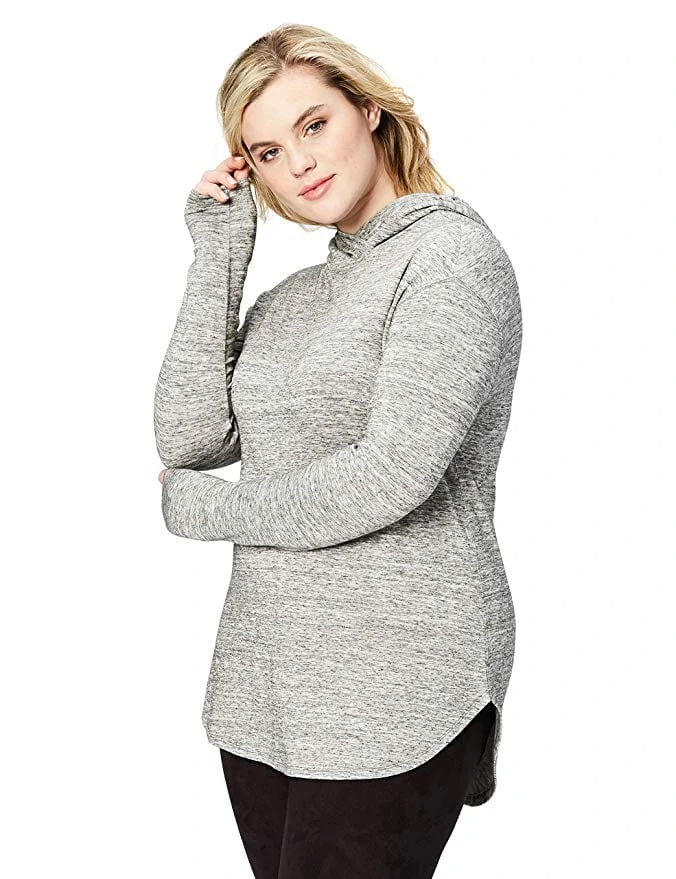 Daily Ritual Plus Size Hooded Pullover