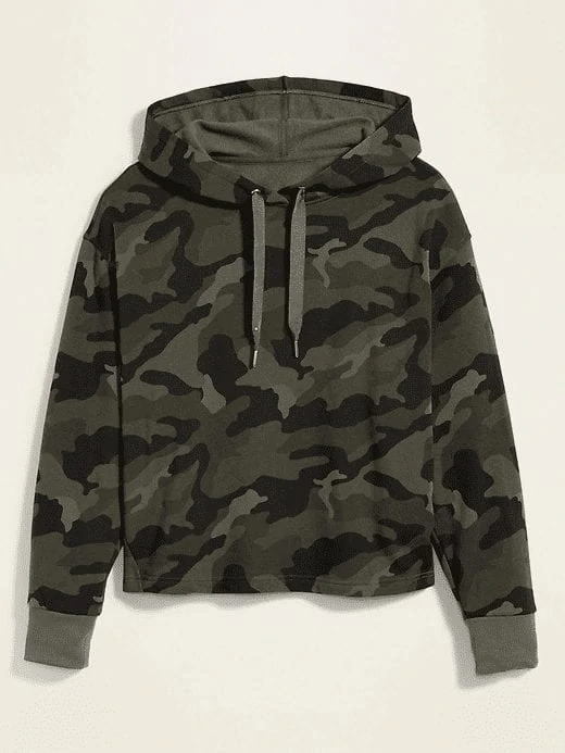 Camo Pullover Plus-Size Hoodie